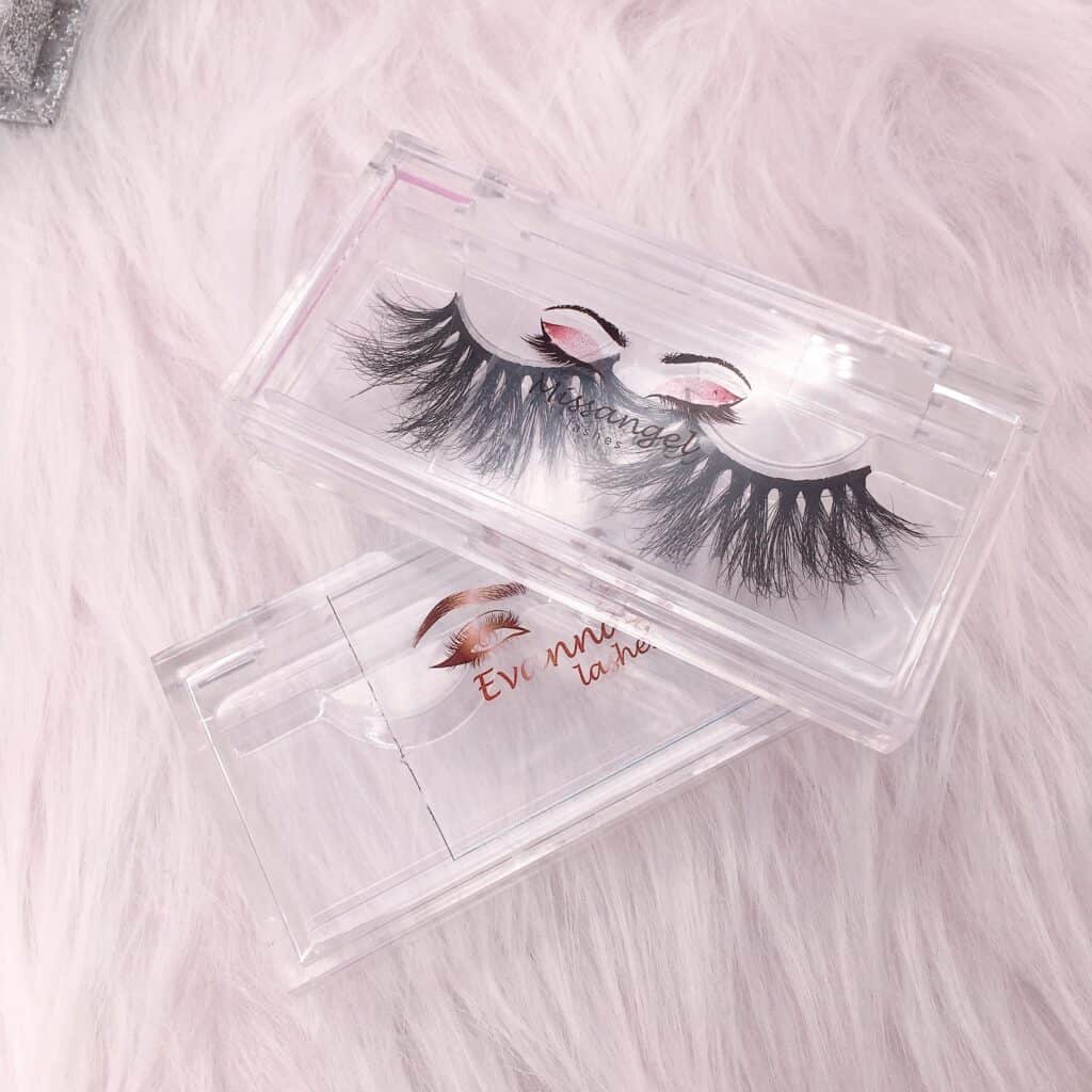 customized eyelash packaging clear case