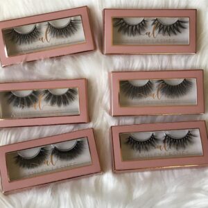 PINK CUSTOMIZED EYELASH PACKAGE WITH LOGO