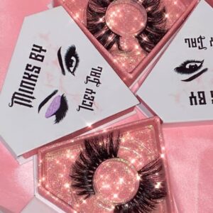 siberian mink lashes vendors with diamon eyelash packaging