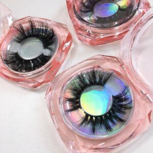 custom eyelash packaging boxes with lashes case