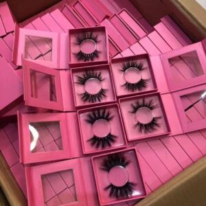 wholesale custom eyelash packaging box