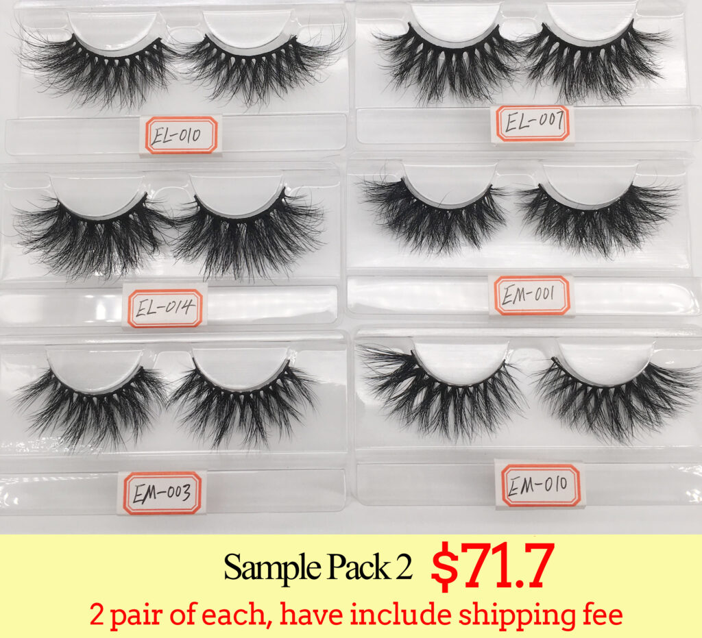 wholesale eyelash vendors wholesale 3d mink lashes sample