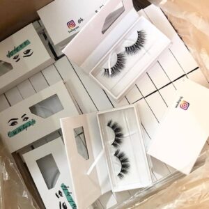 wholesale mink lash vendors with eyelash packaging boxes