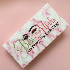 private label custom eyelash packaging