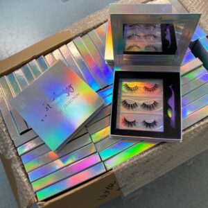 wholesale custom eyelash packaging box