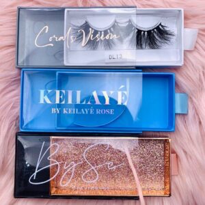 private label custom eyelash packaging