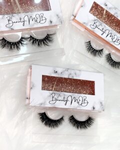 private label custom eyelash packaging