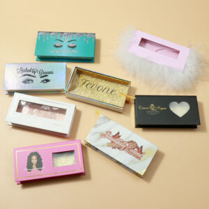 Custom eyelash boxes