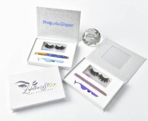 printed eyelash packaging boxes