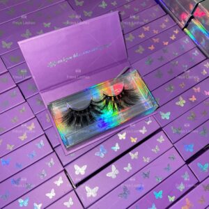 private label custom eyelash packaging