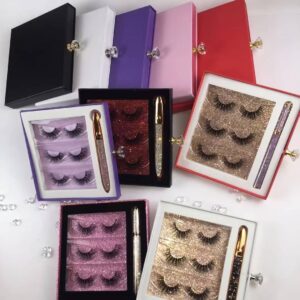 wholesale custom eyelash packaging box