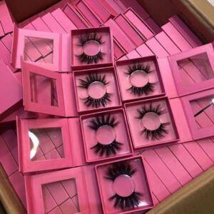low price false eyelash packaging box