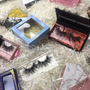 low price false eyelash packaging box