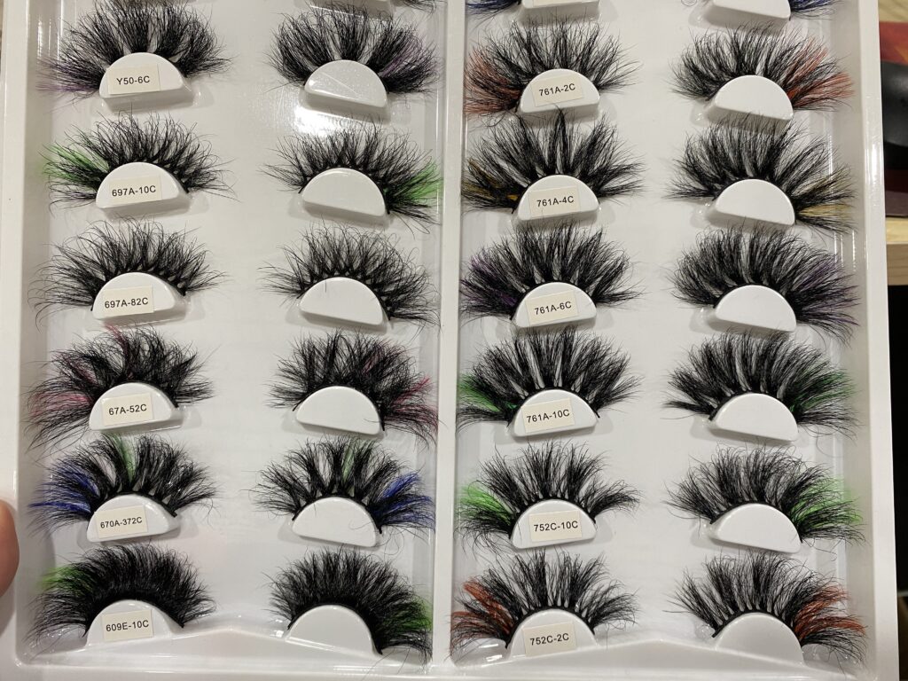 wholesale  color mink lashes 