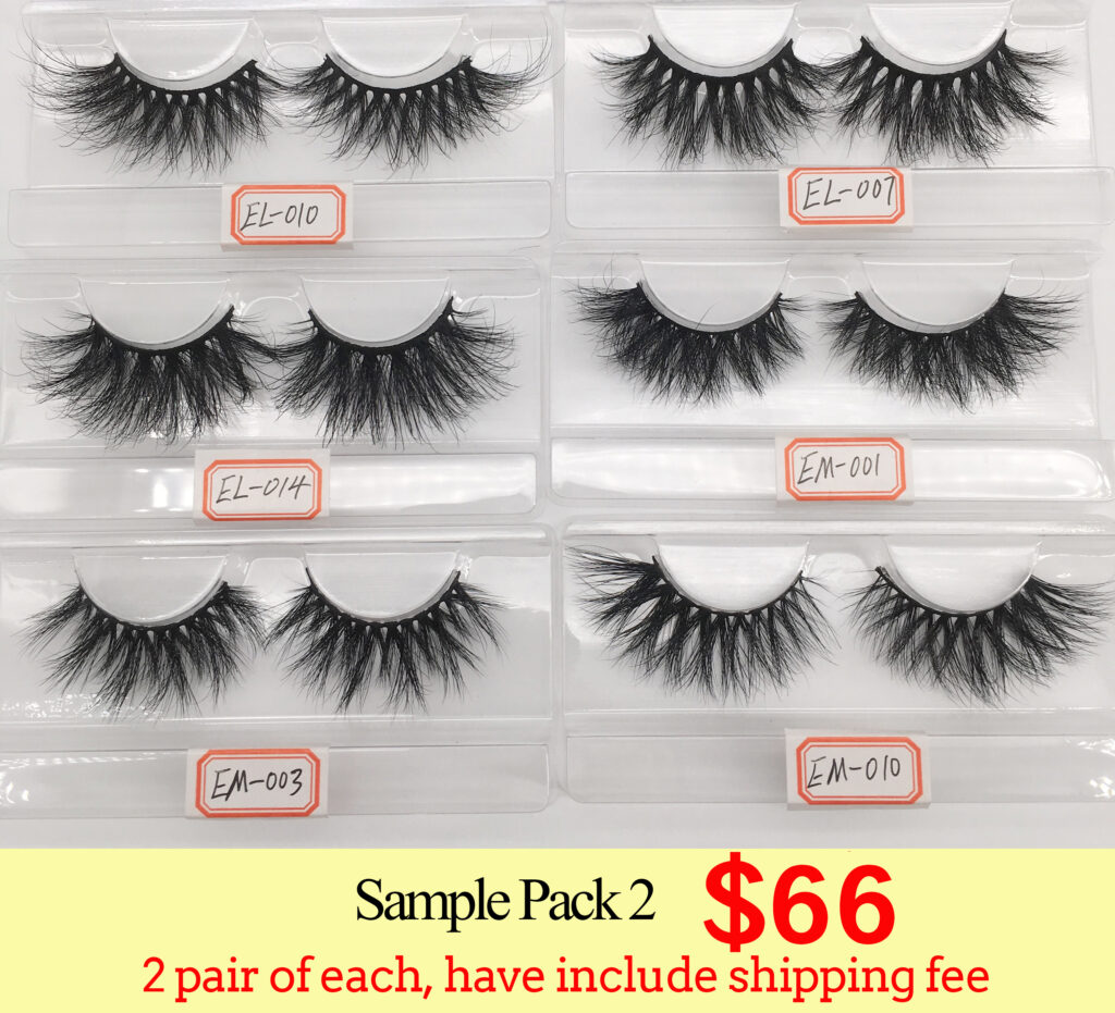 wholesale eyelash vendors wholesale 3d mink lashes sample